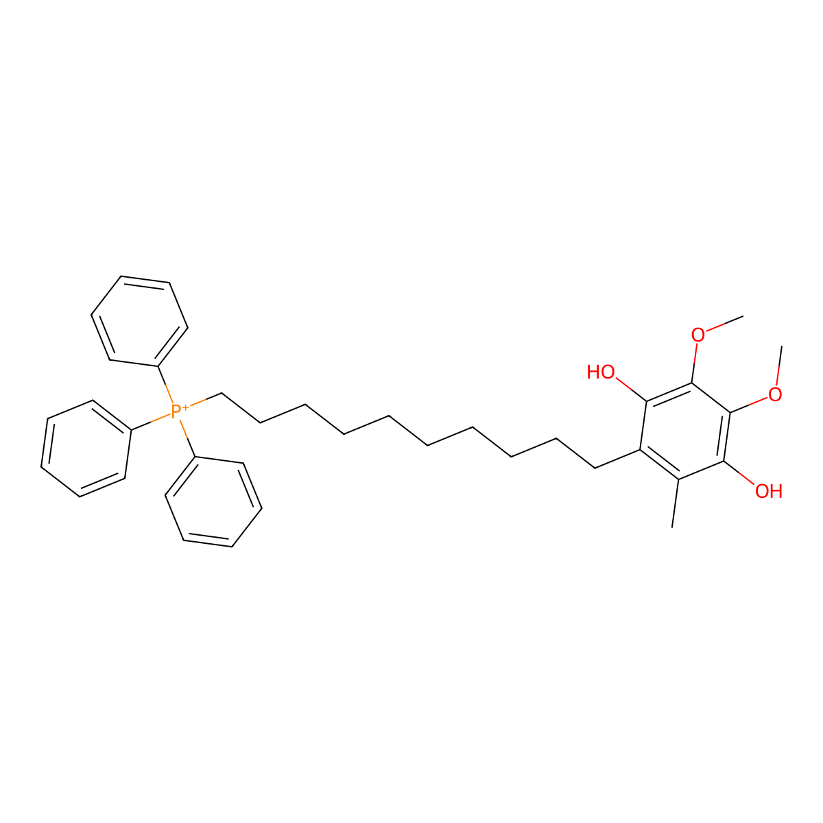 Mitoquinol cation molecular structure, CAS 747398-82-9