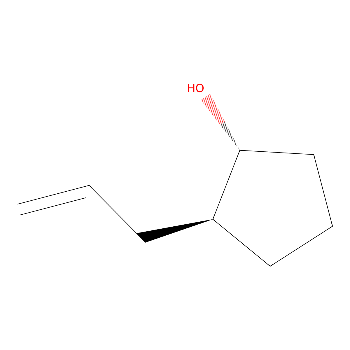 2alpha-Allylcyclopentan-1beta-ol molecular structure, CAS 74743-89-8