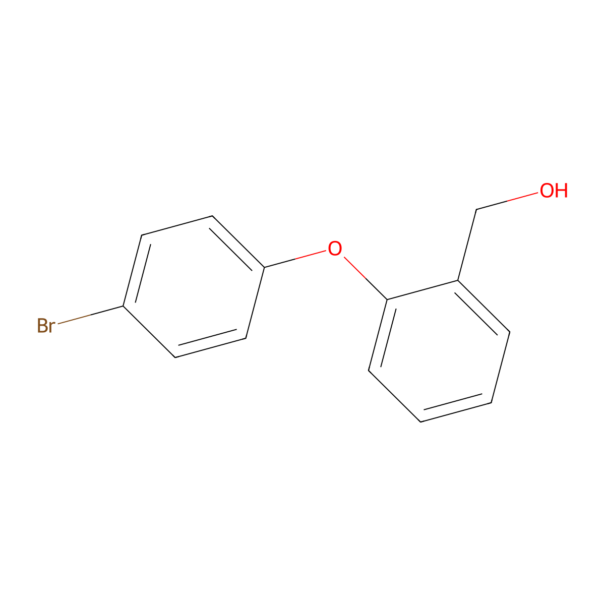 [2-(4-Bromophenoxy)phenyl]methanol molecular structure, CAS 74744-79-9