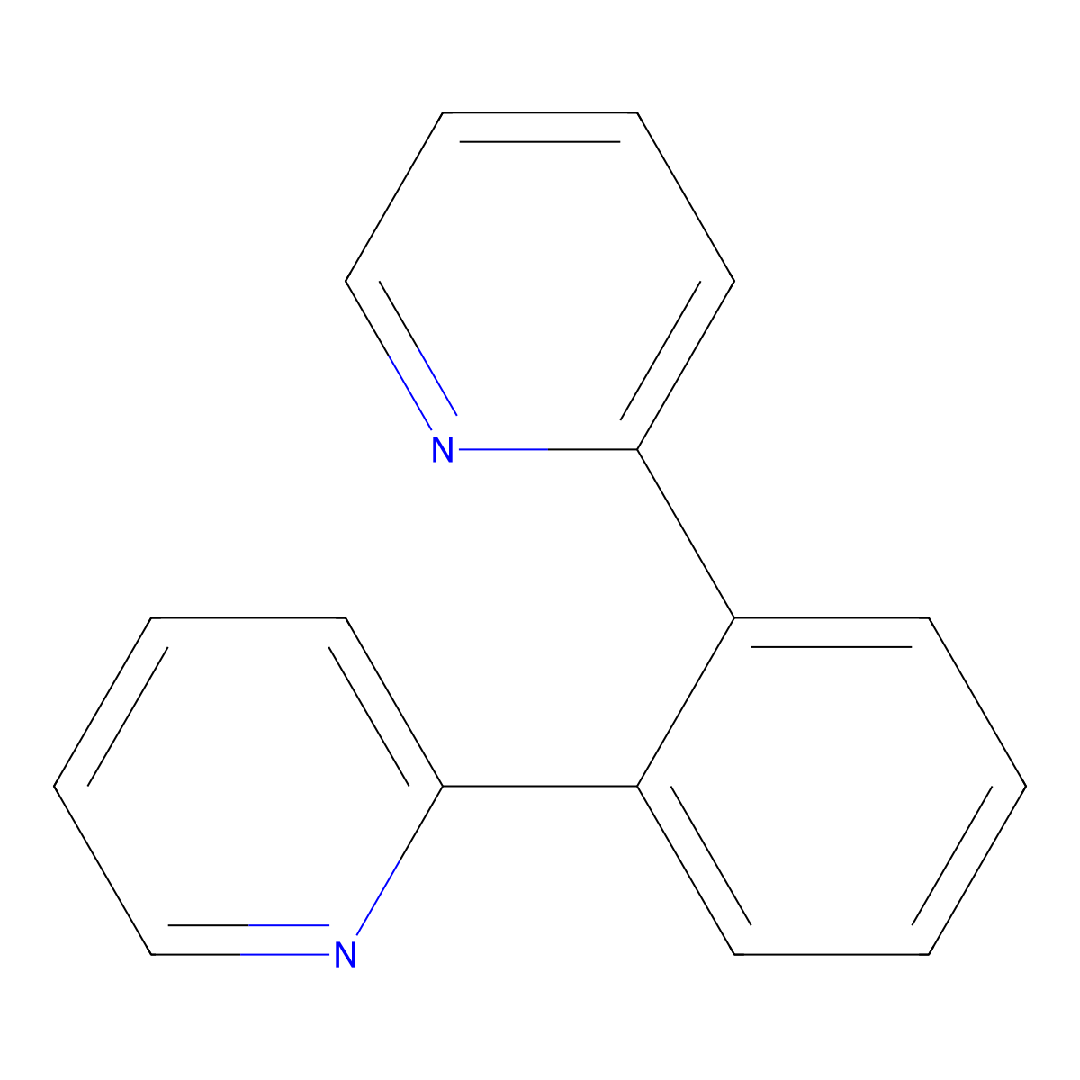 Pyridine, 2,2'-(1,2-phenylene)bis- molecular structure, CAS 74764-52-6