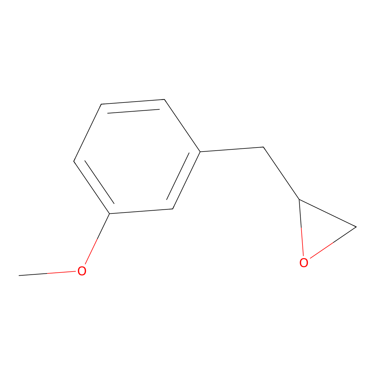 2-(3-Methoxybenzyl)oxirane molecular structure, CAS 74769-16-7