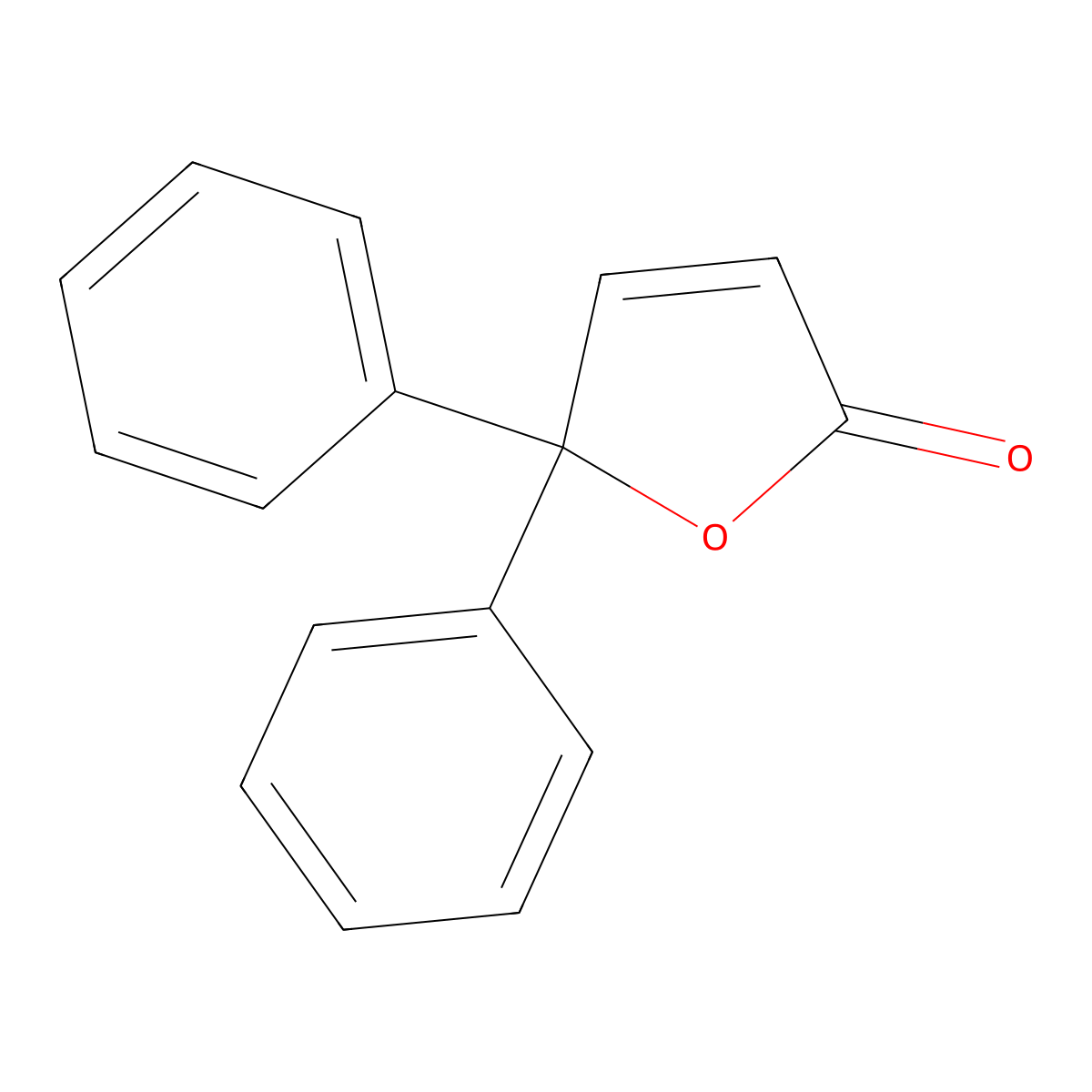 4,4-Diphenyl-2-butenolide molecular structure, CAS 7477-77-2