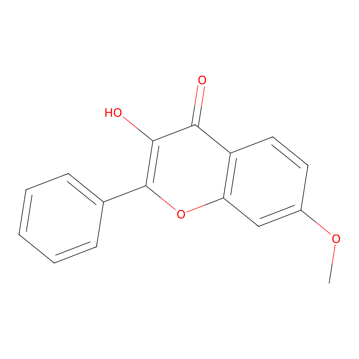 7-Methoxyflavonol molecular structure, CAS 7478-60-6