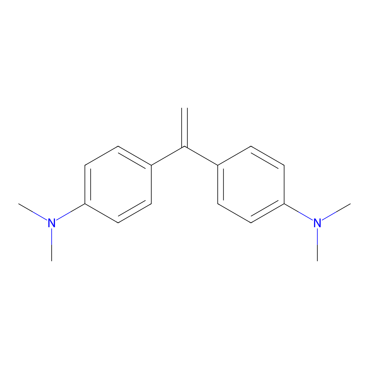 Michler's ethylene molecular structure, CAS 7478-69-5