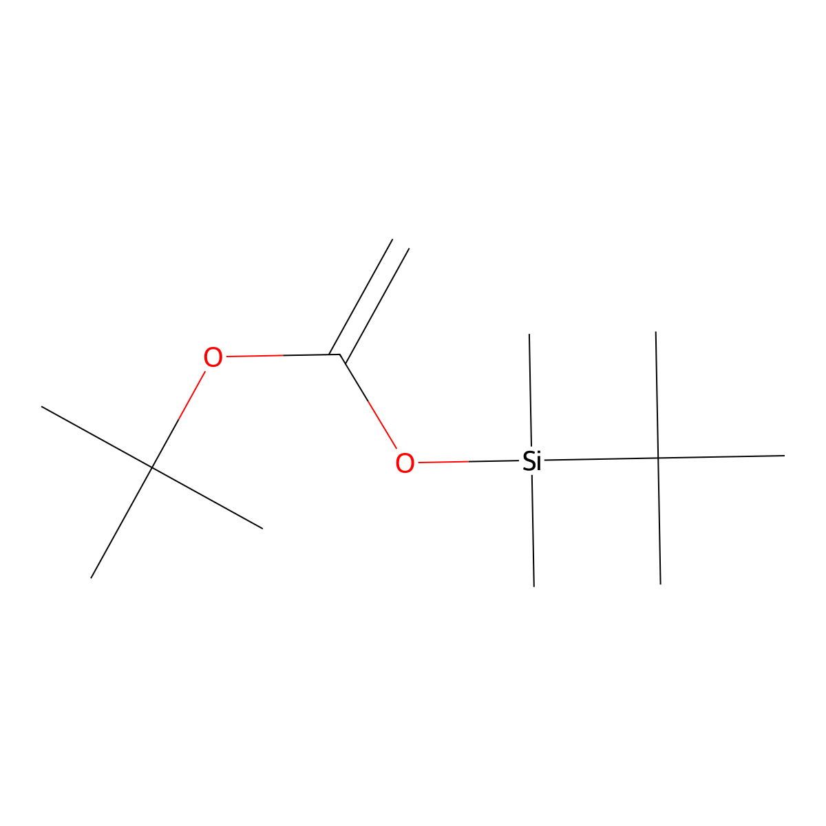 (1-tert-Butoxy-vinyloxy)-tert-butyl-dimethyl-silane molecular structure, CAS 74786-02-0