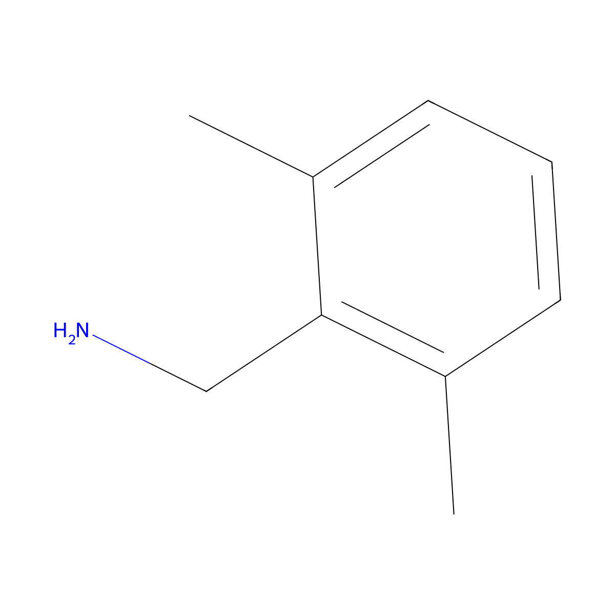 2,6-Dimethylbenzylamine molecular structure, CAS 74788-82-2