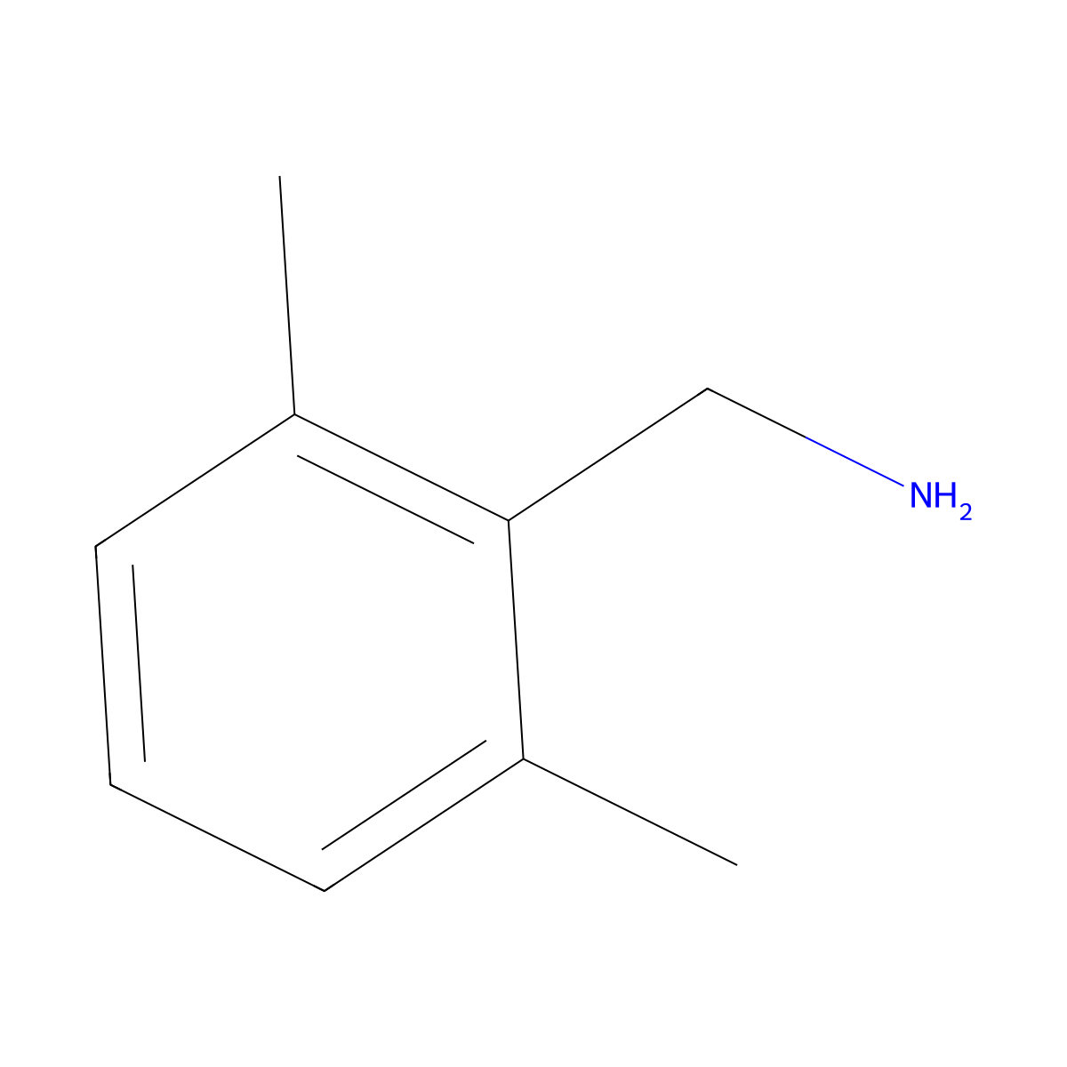2,6-Dimethylbenzylamine molecular structure, CAS 74788-82-2