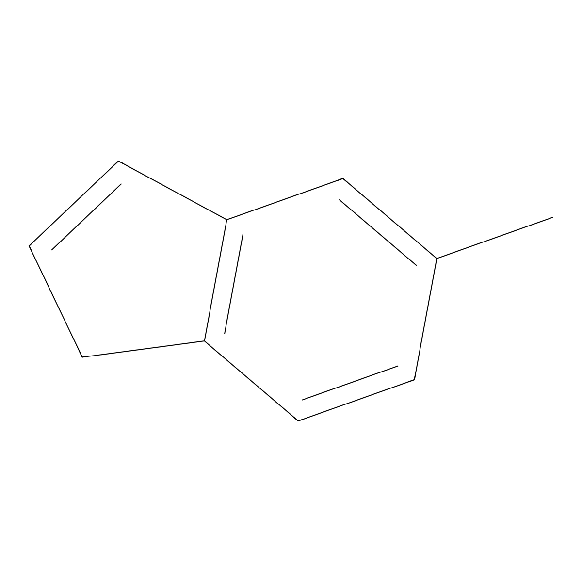 5-methyl-1H-indene molecular structure, CAS 7480-80-0