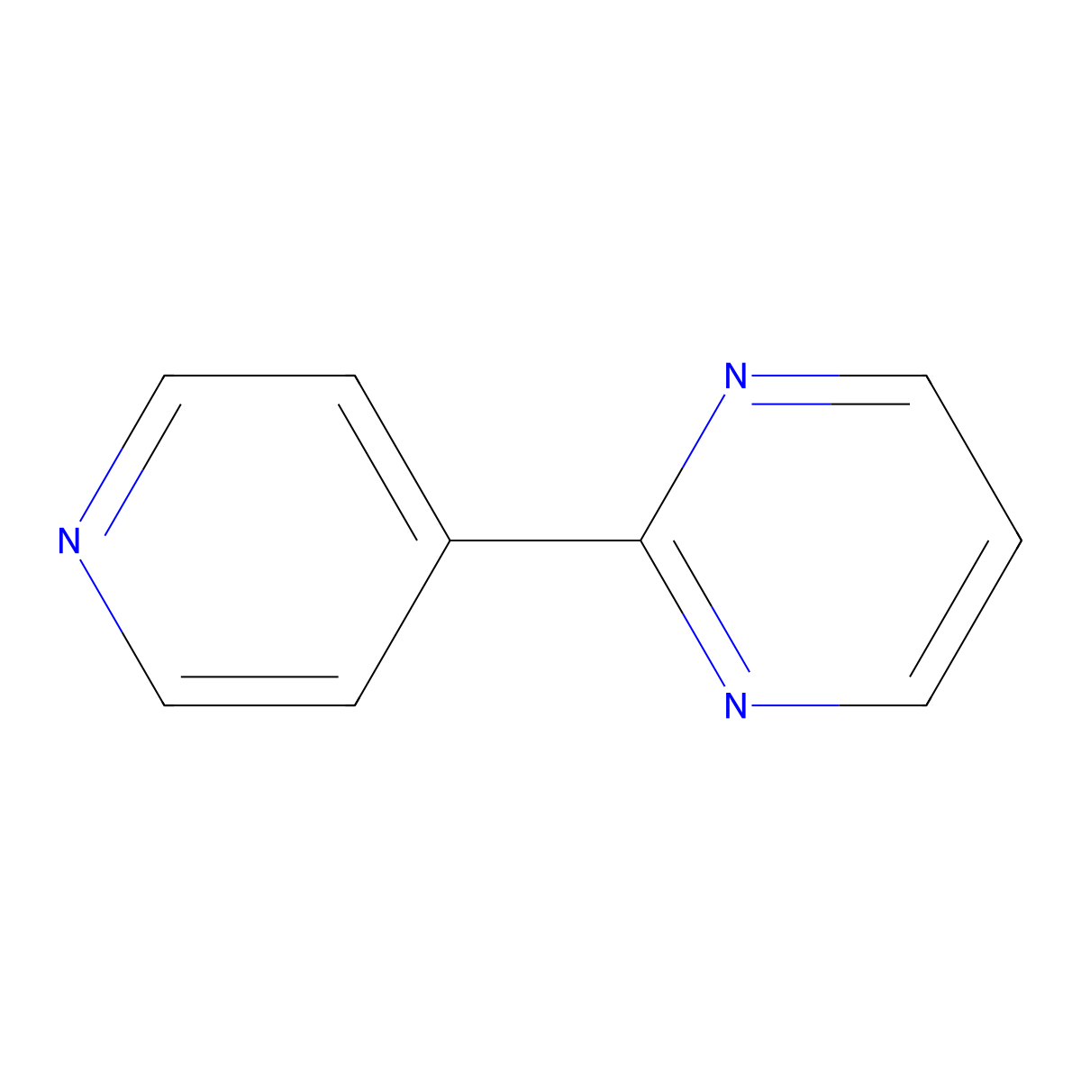 2-(Pyridin-4-yl)pyrimidine molecular structure, CAS 74801-33-5