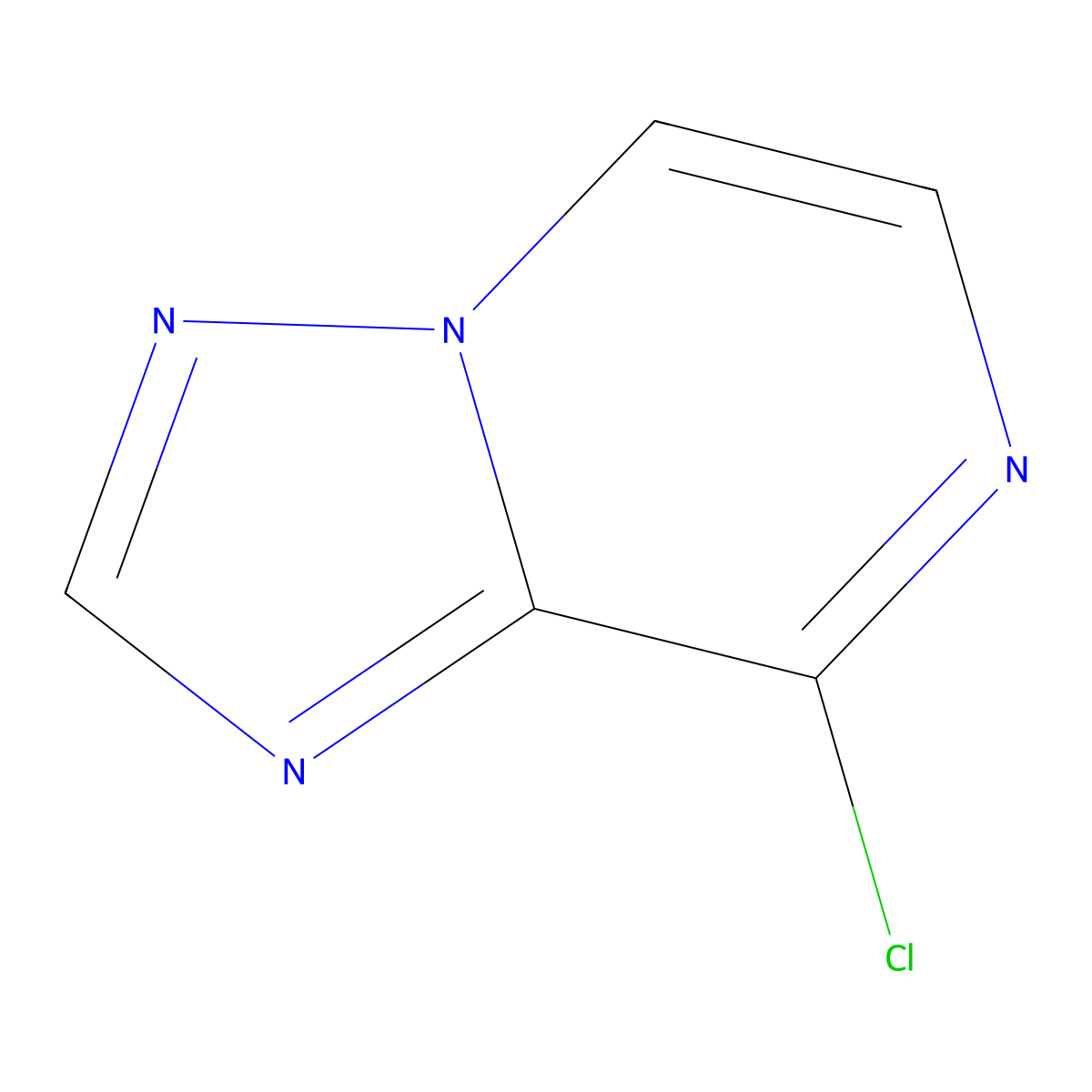 8-Chloro[1,2,4]triazolo[1,5-a]pyrazine molecular structure, CAS 74803-32-0