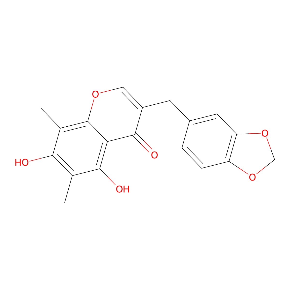 Methylophiopogonone A molecular structure, CAS 74805-90-6