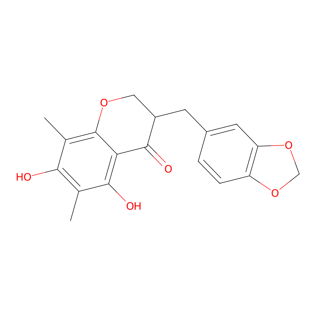 Methylophiopogonanone A molecular structure, CAS 74805-92-8