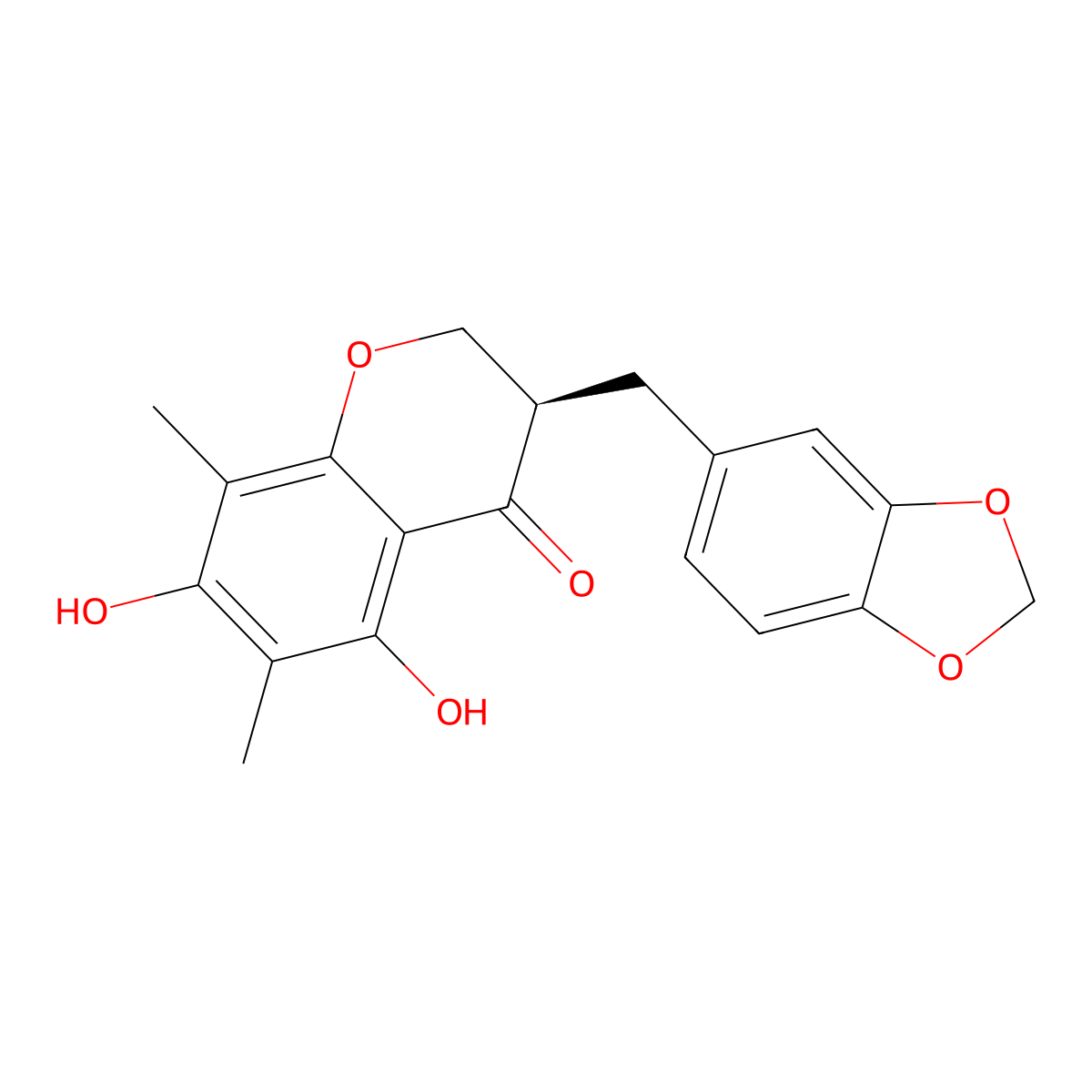 Methylophiopogonanone A molecular structure, CAS 74805-92-8