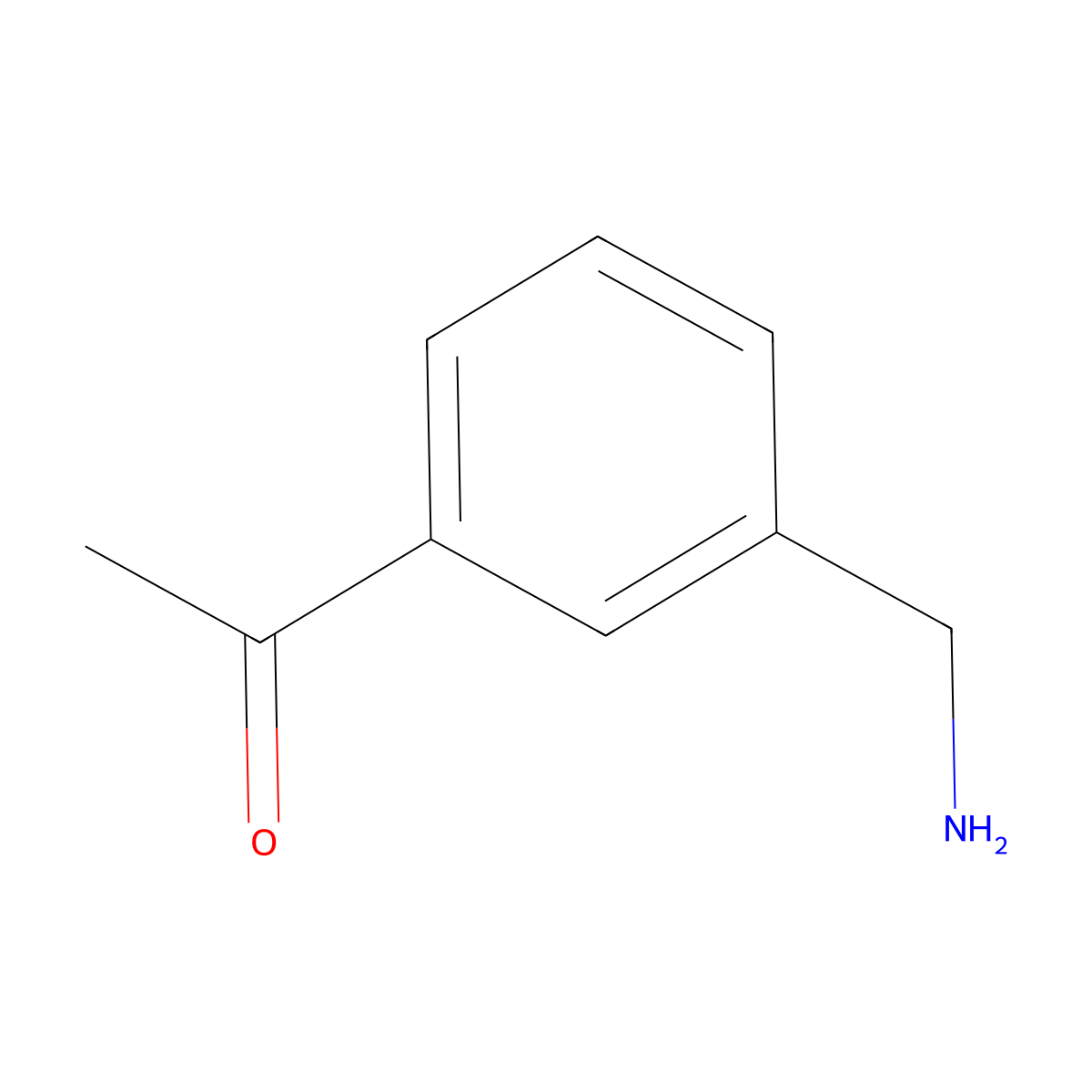 1-[3-(Aminomethyl)phenyl]ethanone molecular structure, CAS 748104-67-8