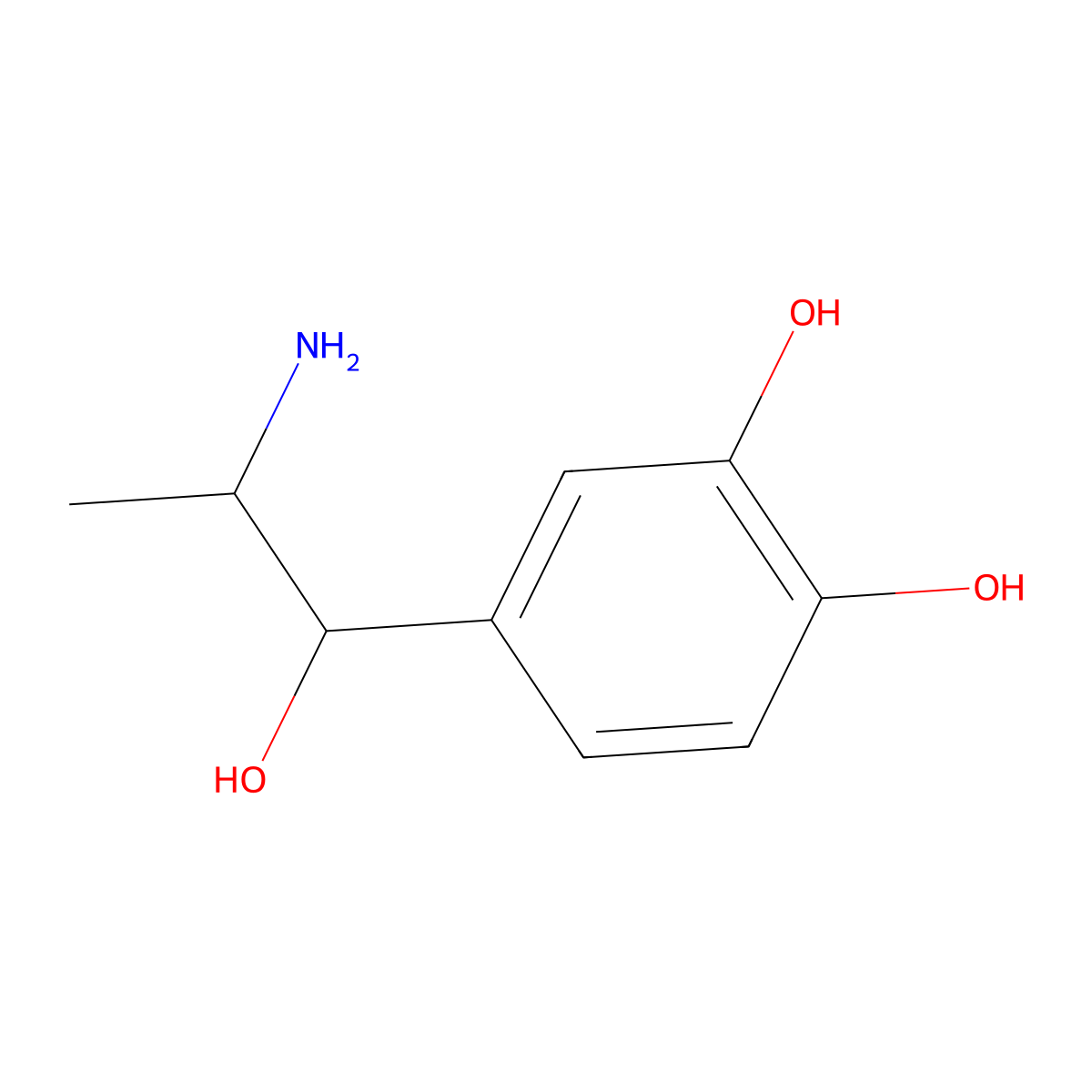 Nordefrin molecular structure, CAS 74812-63-8