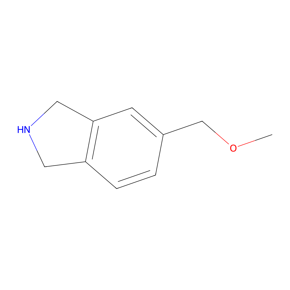 5-(Methoxymethyl)isoindoline molecular structure, CAS 748125-49-7