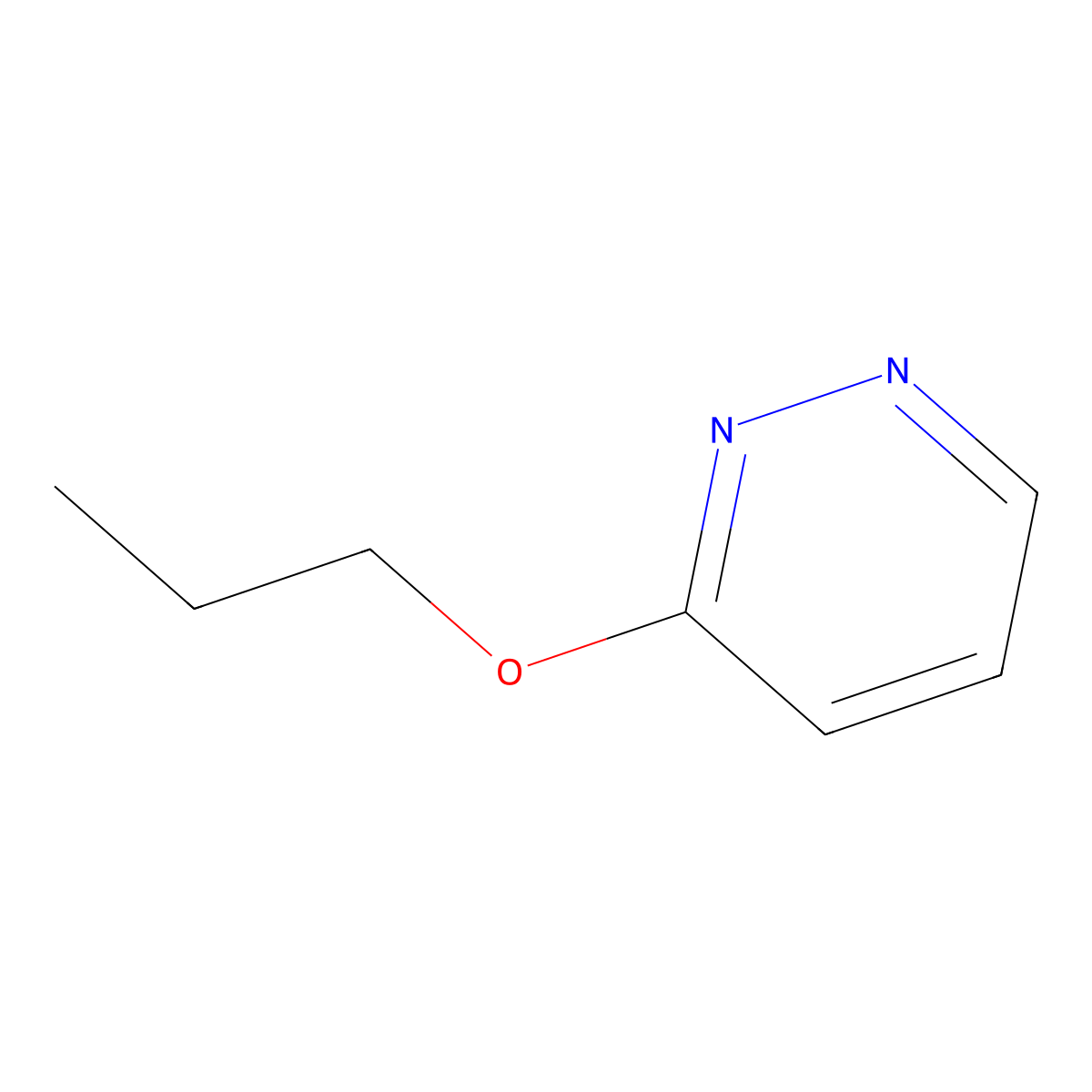 3-Propoxypyridazine molecular structure, CAS 748141-89-1