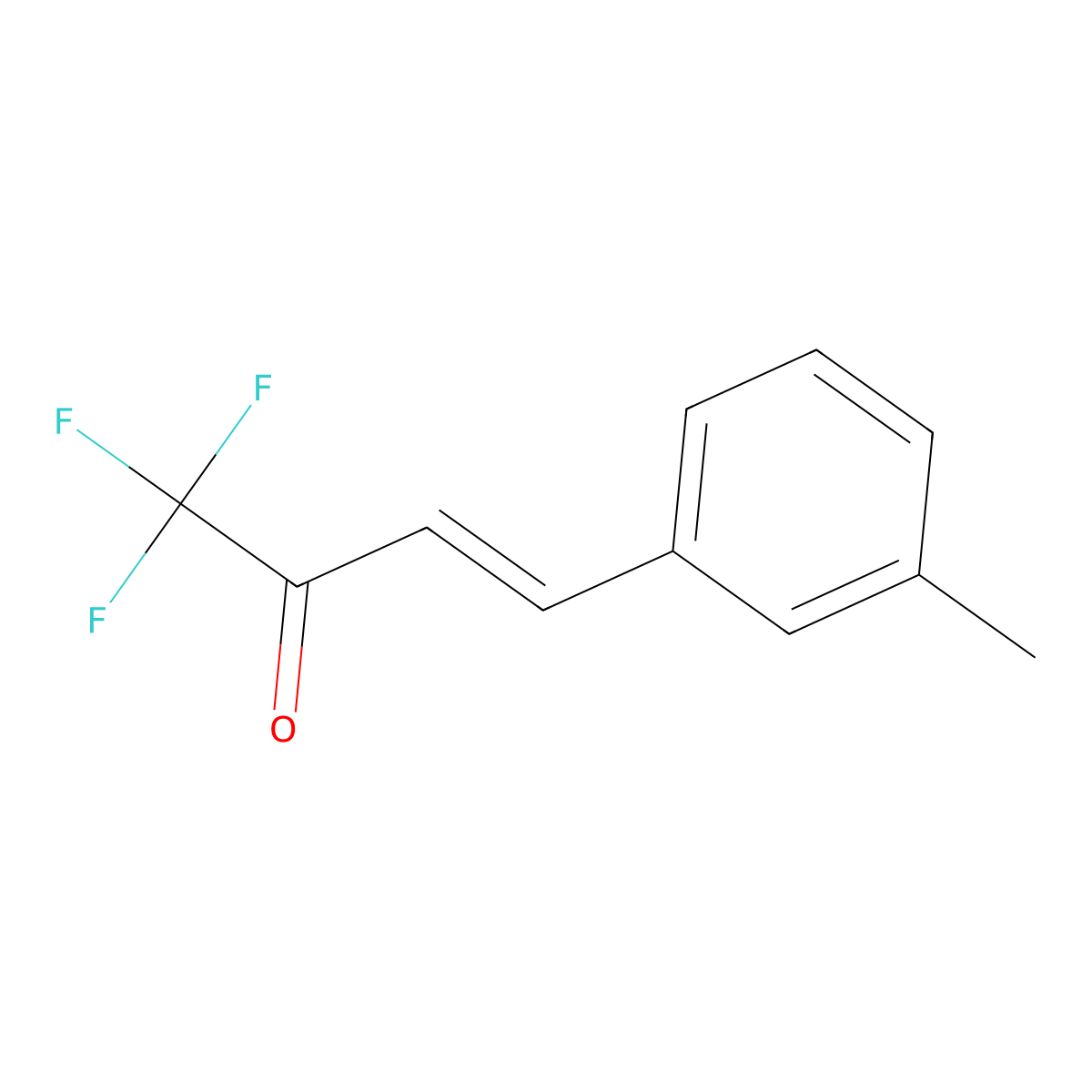 1,1,1-Trifluoro-4-(3-methylphenyl)but-3-en-2-one molecular structure, CAS 748143-94-4