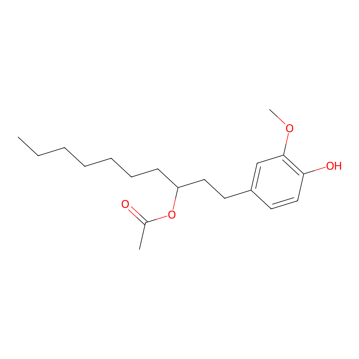 Acetoxydihydro-[6]-paradol molecular structure, CAS 748159-45-7