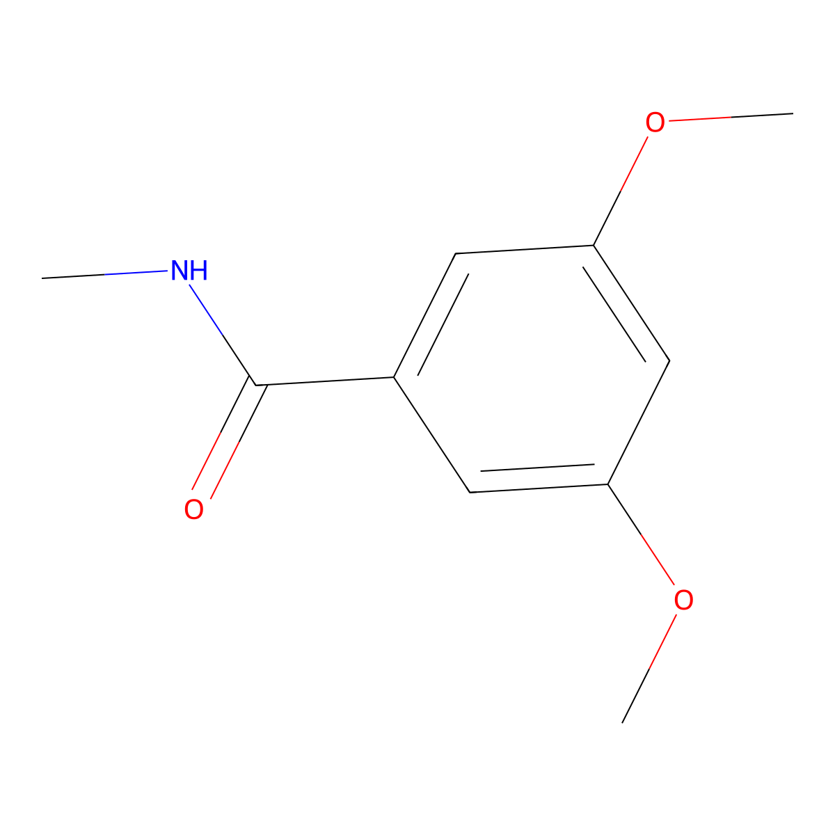 3,5-Dimethoxy-N-methylbenzamide molecular structure, CAS 74826-21-4