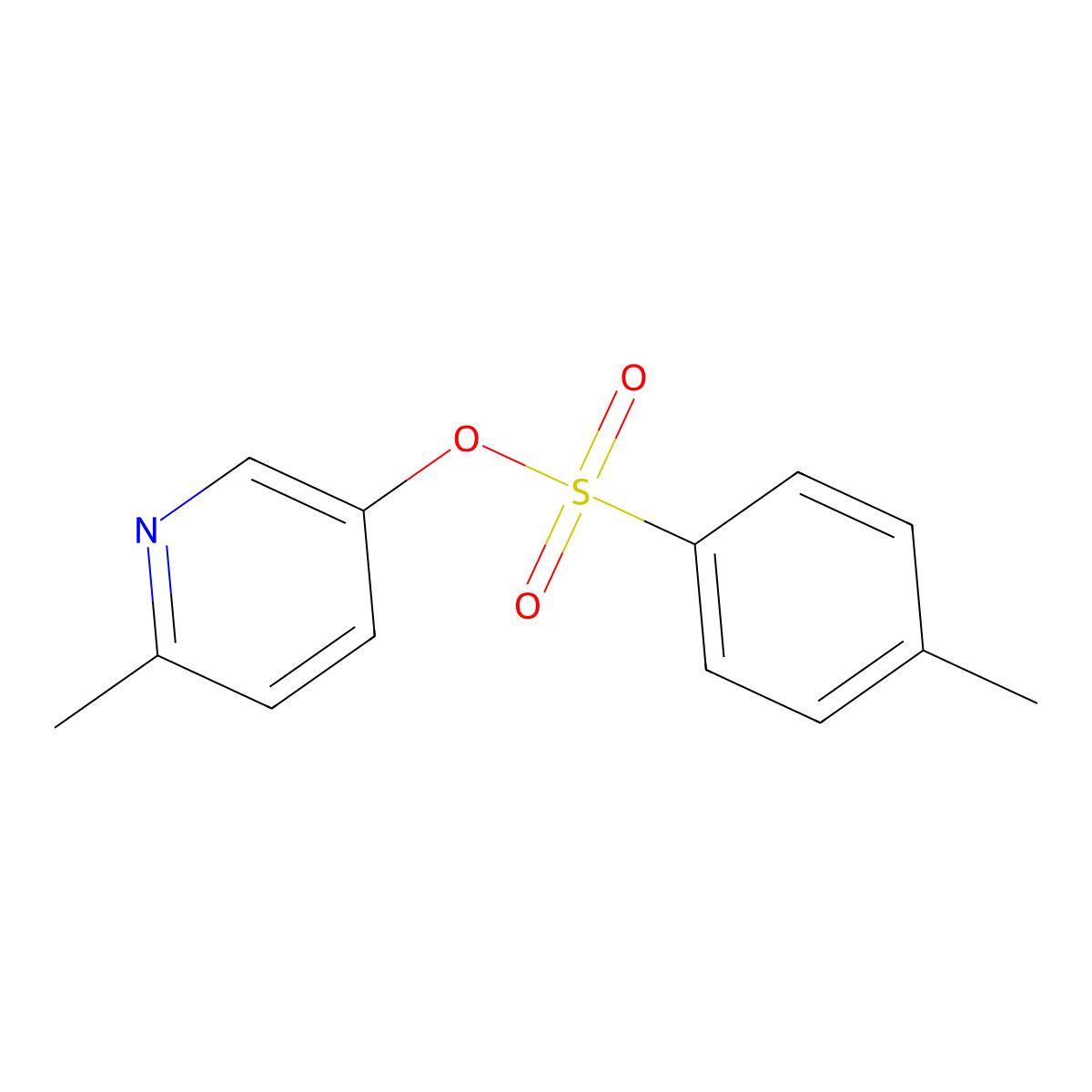 6-Methylpyridin-3-yl 4-methylbenzene-1-sulfonate molecular structure, CAS 74838-56-5