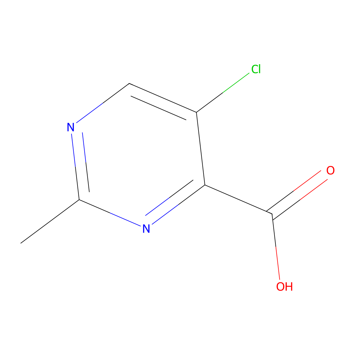 5-Chloro-2-methylpyrimidine-4-carboxylic acid molecular structure, CAS 74840-47-4