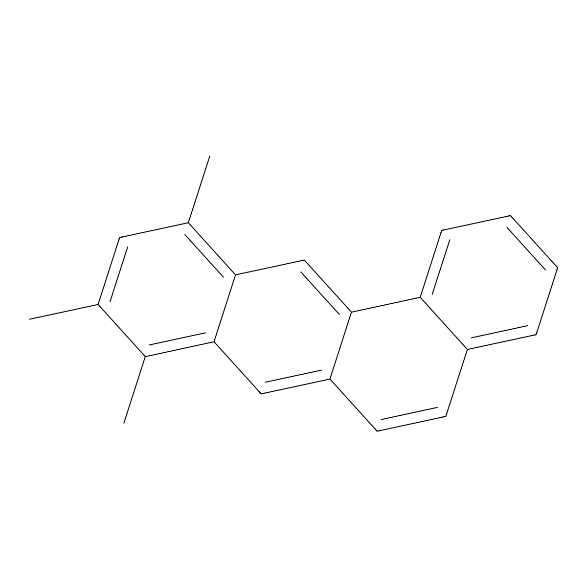 8,9,11-Trimethylbenz(A)anthracene molecular structure, CAS 74845-58-2
