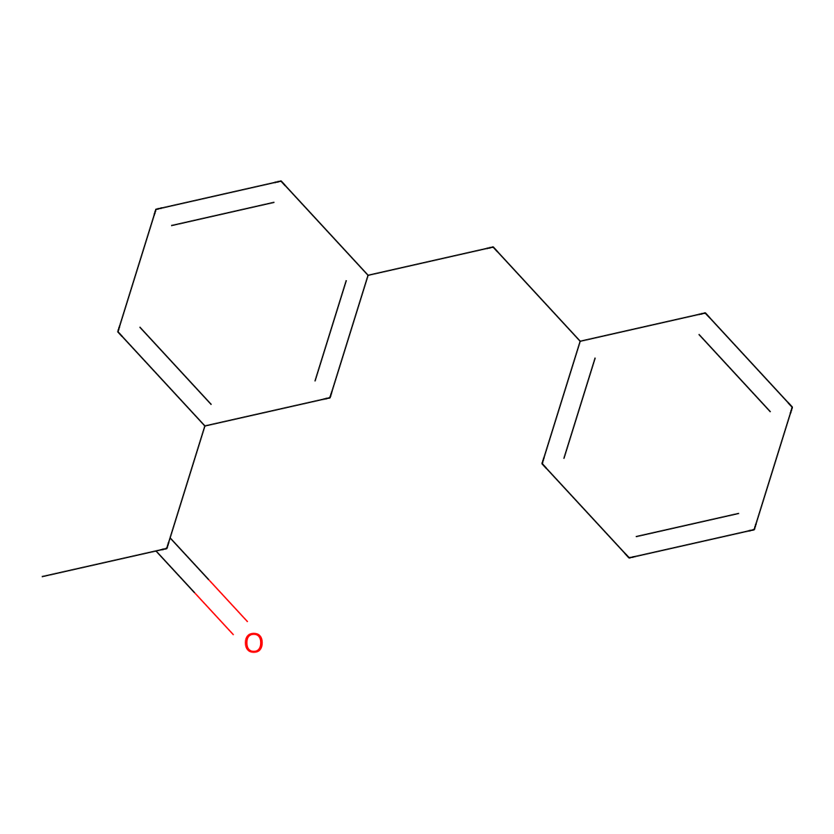 1-(3-Benzylphenyl)ethanone molecular structure, CAS 74857-56-0