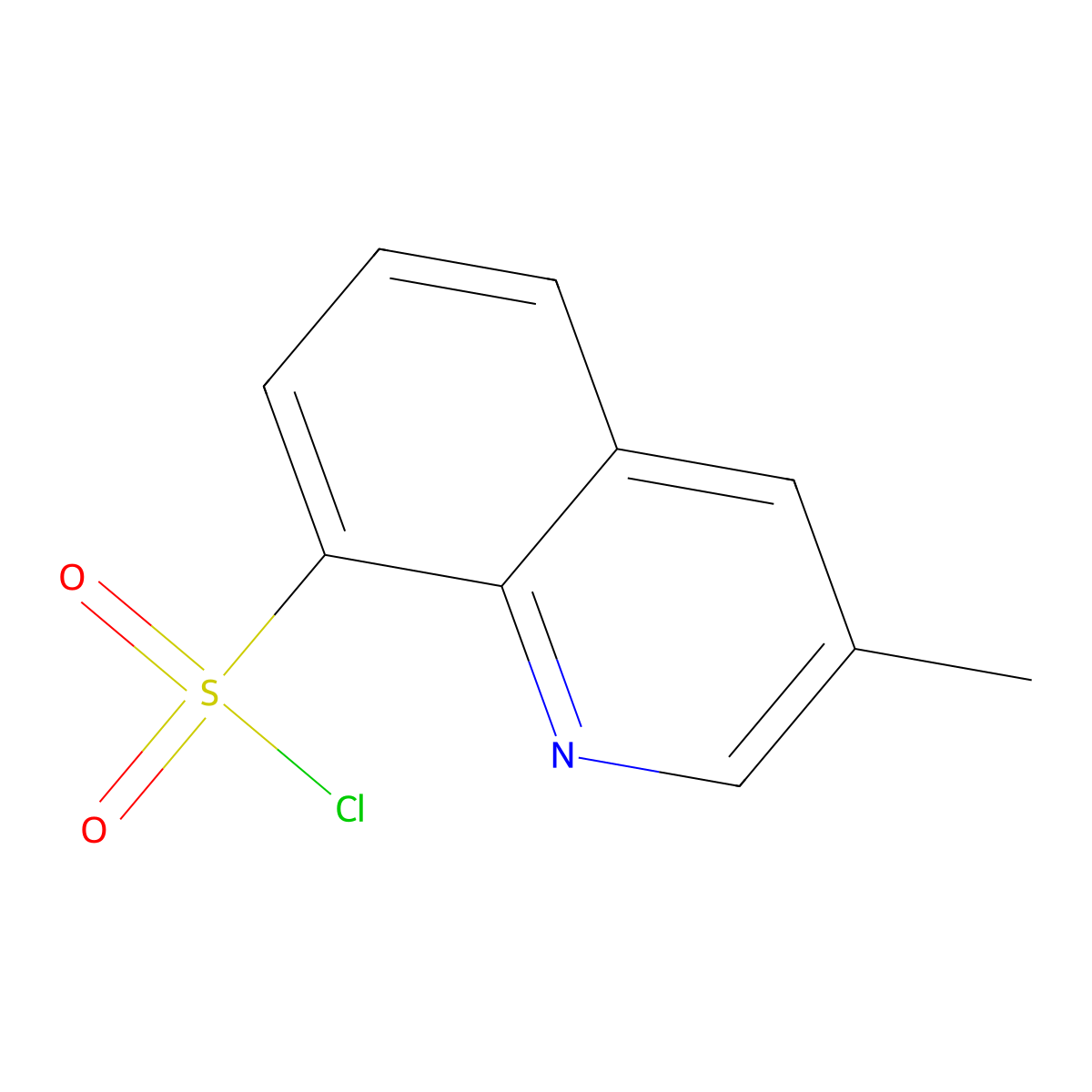 3-methylquinoline-8-sulfonyl Chloride molecular structure, CAS 74863-82-4