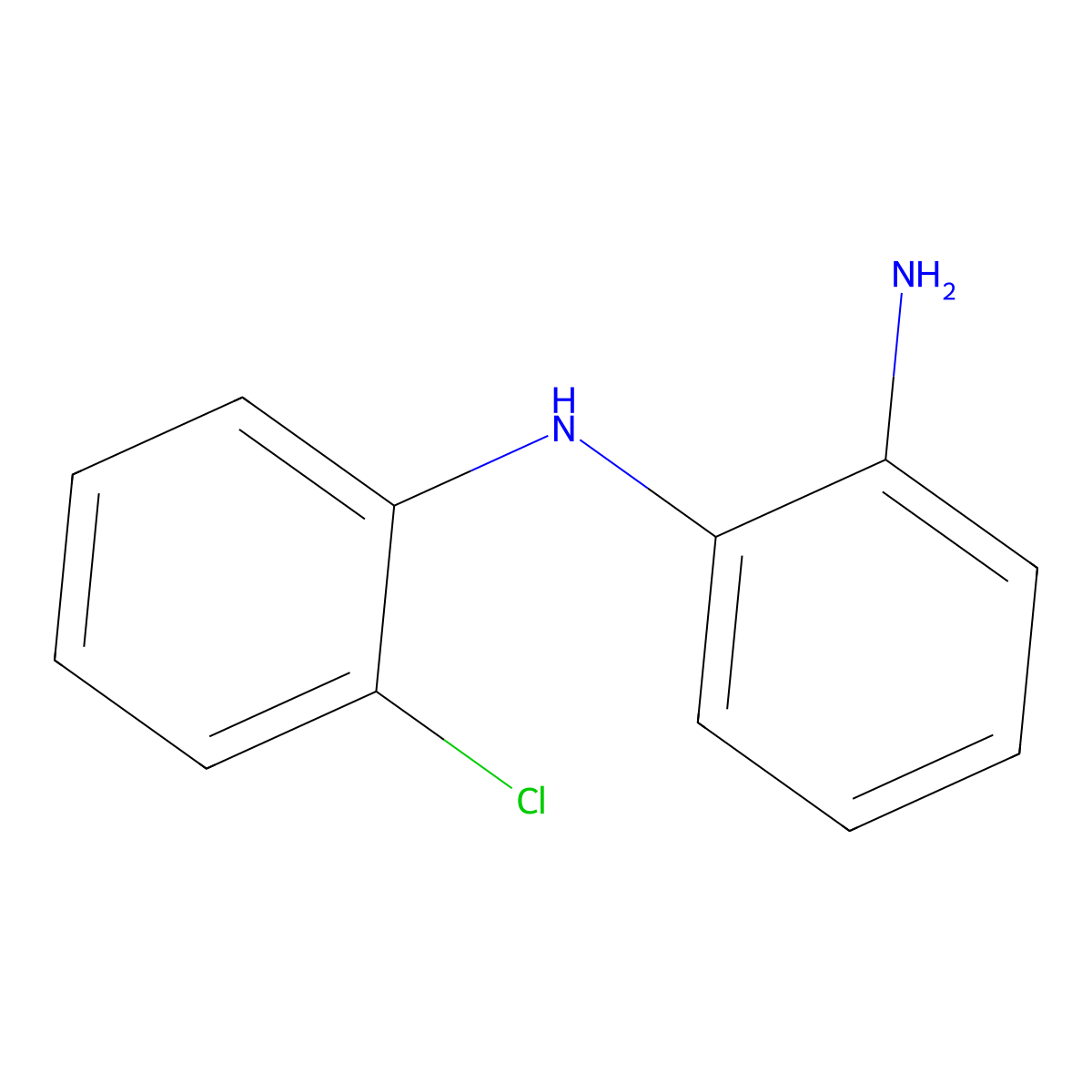 N1-(2-chlorophenyl)benzene-1,2-diamine molecular structure, CAS 74864-94-1