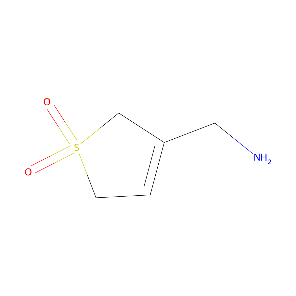 3-Thiophenemethanamine,2,5-dihydro-,1,1-dioxide(9CI) molecular structure, CAS 748724-40-5