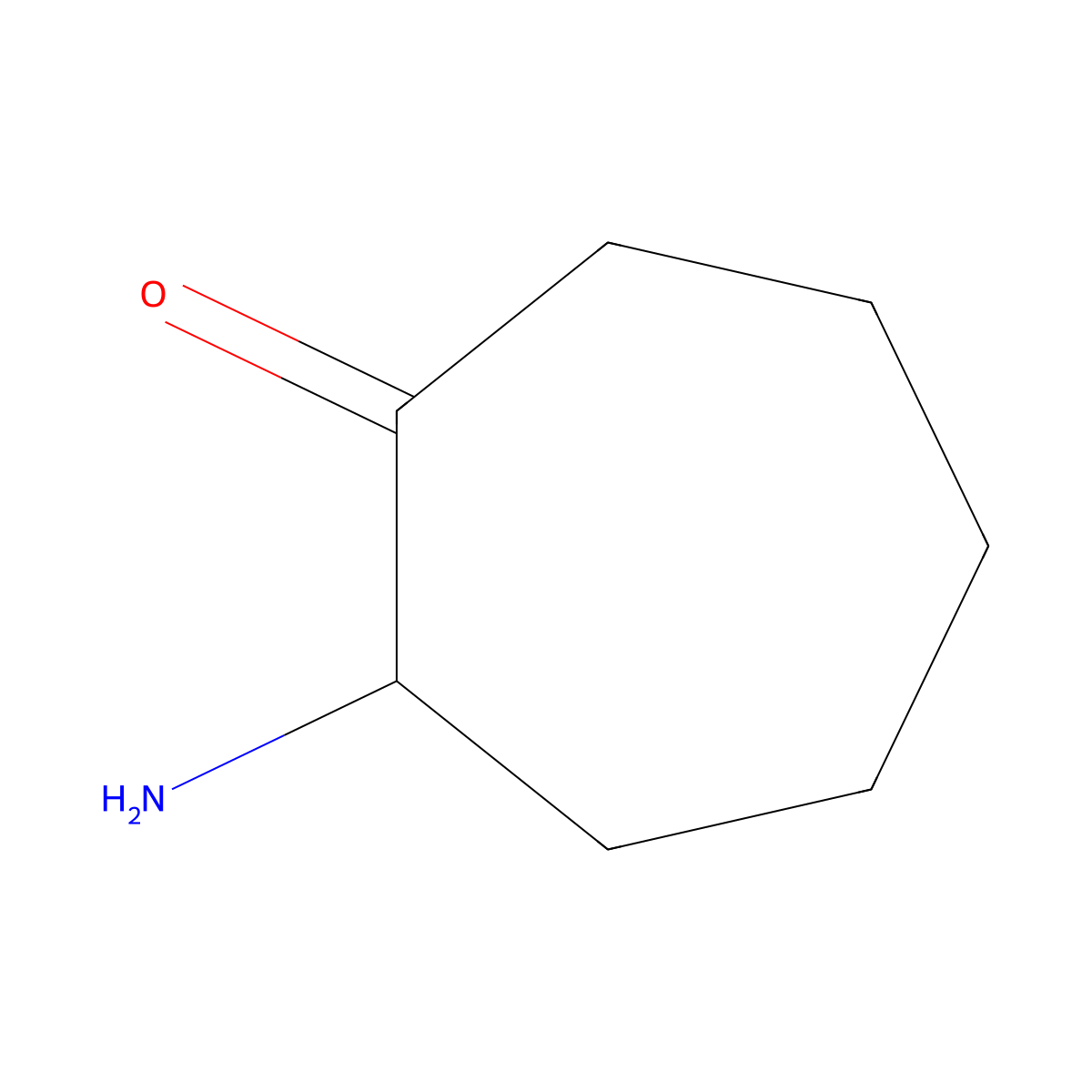 2-Aminocycloheptan-1-one molecular structure, CAS 748725-94-2