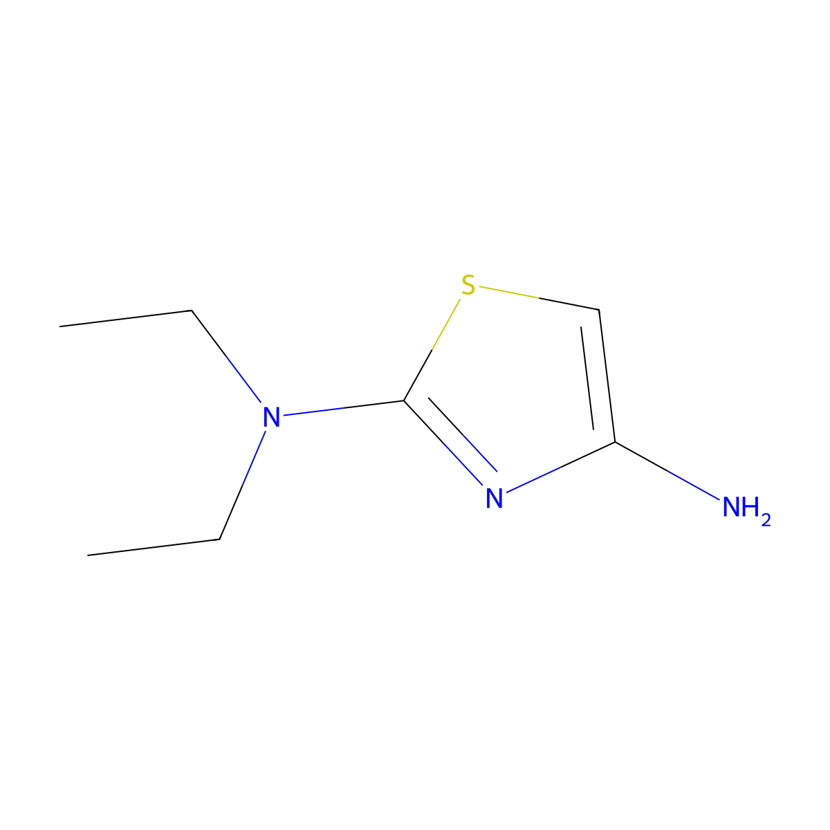 4-Amino-2-(diethylamino)thiazole molecular structure, CAS 748746-42-1
