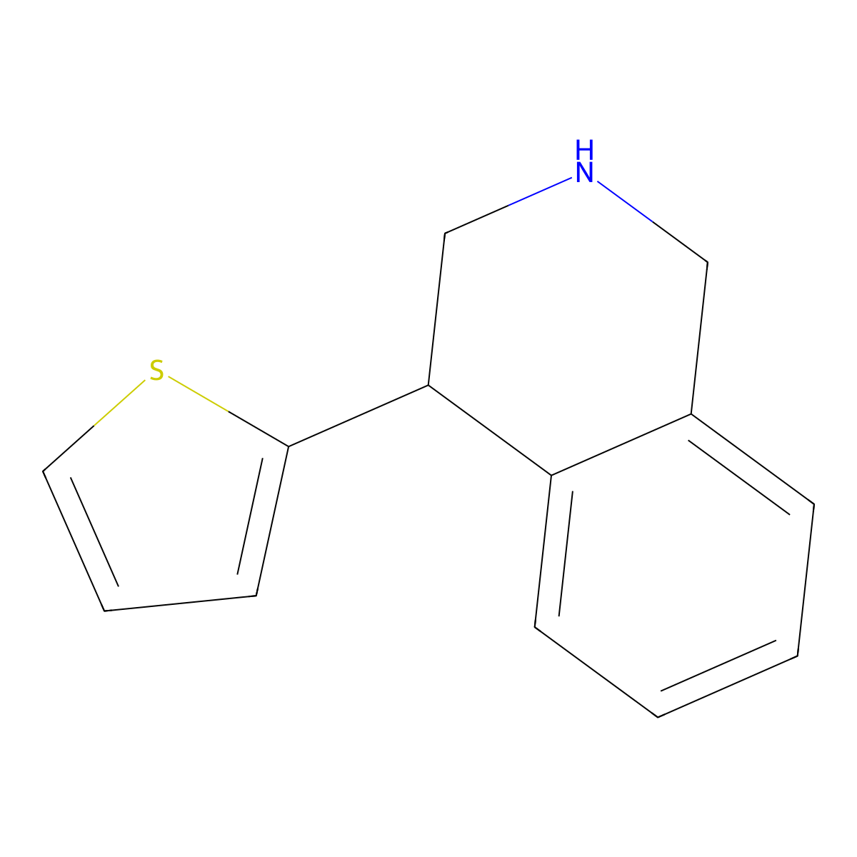 4-(Thiophen-2-yl)-1,2,3,4-tetrahydroisoquinoline molecular structure, CAS 748749-02-2