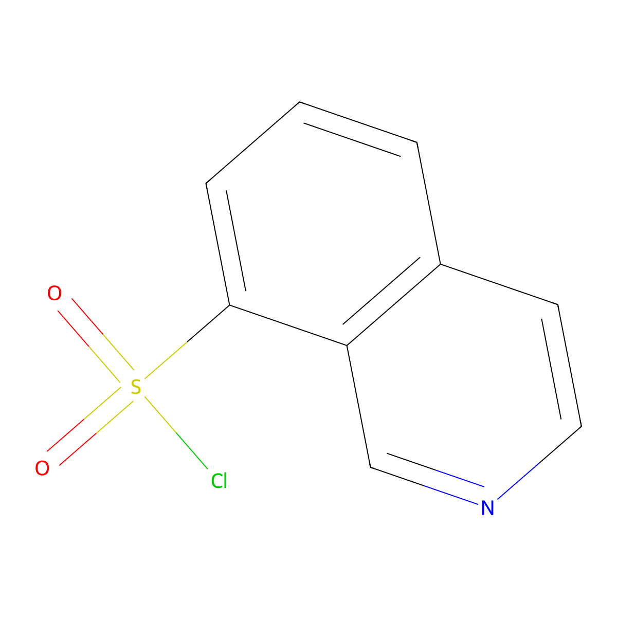 Isoquinoline-8-sulfonyl chloride molecular structure, CAS 748752-50-3