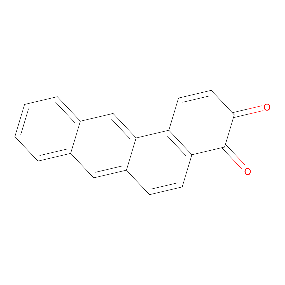 Benz(a)anthracene-3,4-dione molecular structure, CAS 74877-25-1