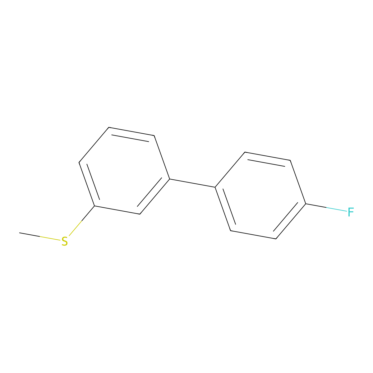 (4'-Fluorobiphenyl-3-yl)(methyl)sulfane molecular structure, CAS 748817-99-4