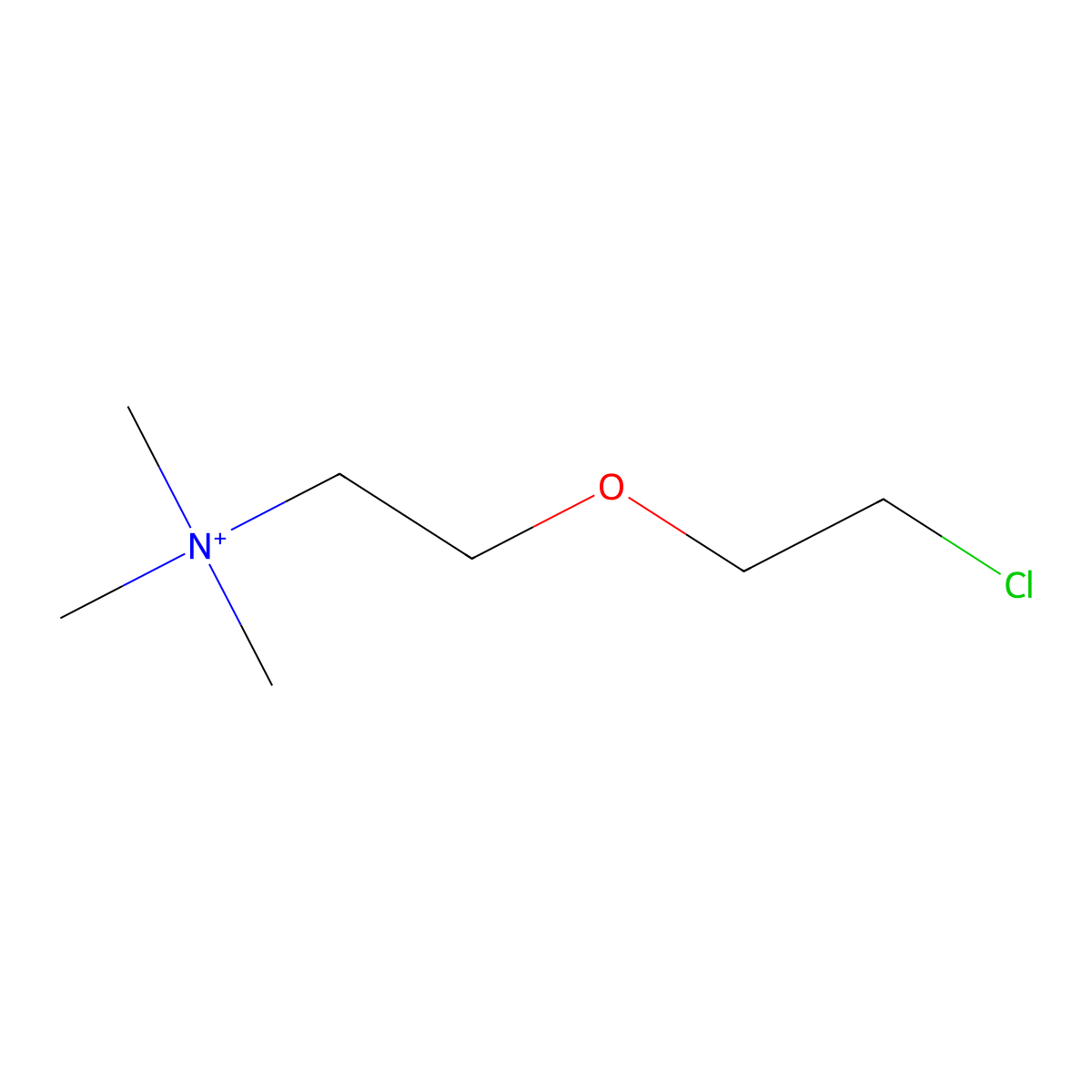 O-(2-Chloroethyl)choline molecular structure, CAS 74886-55-8