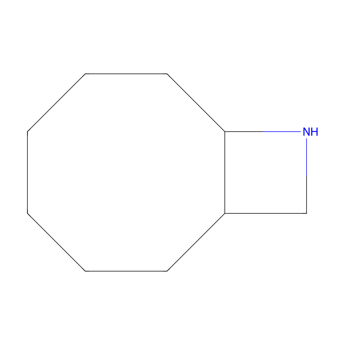 9-Azabicyclo[6.2.0]decane molecular structure, CAS 7489-52-3