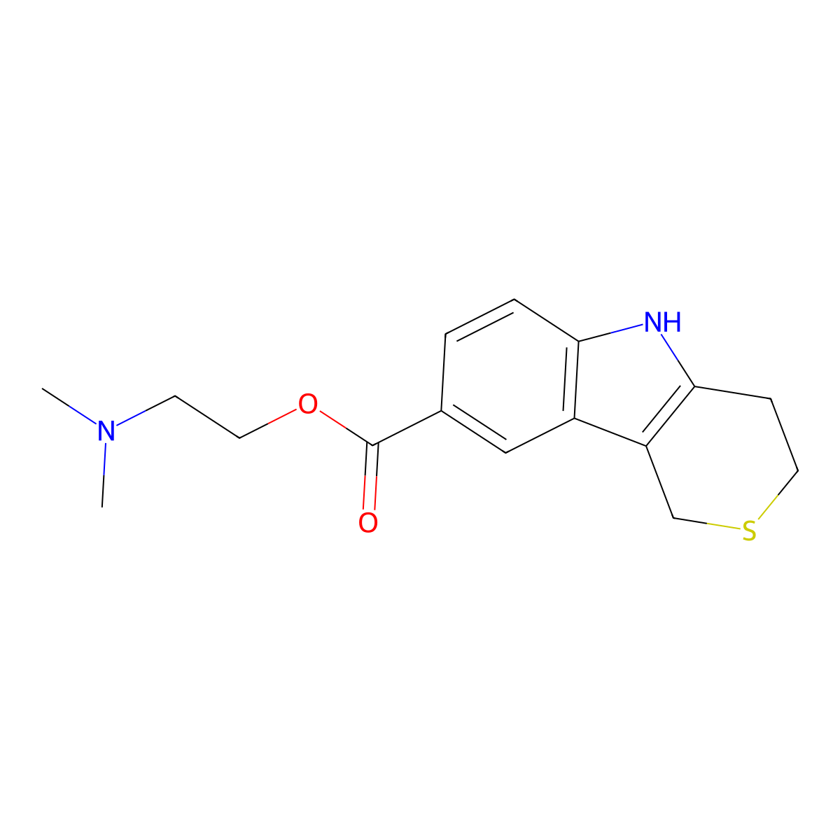 Tipindole molecular structure, CAS 7489-66-9