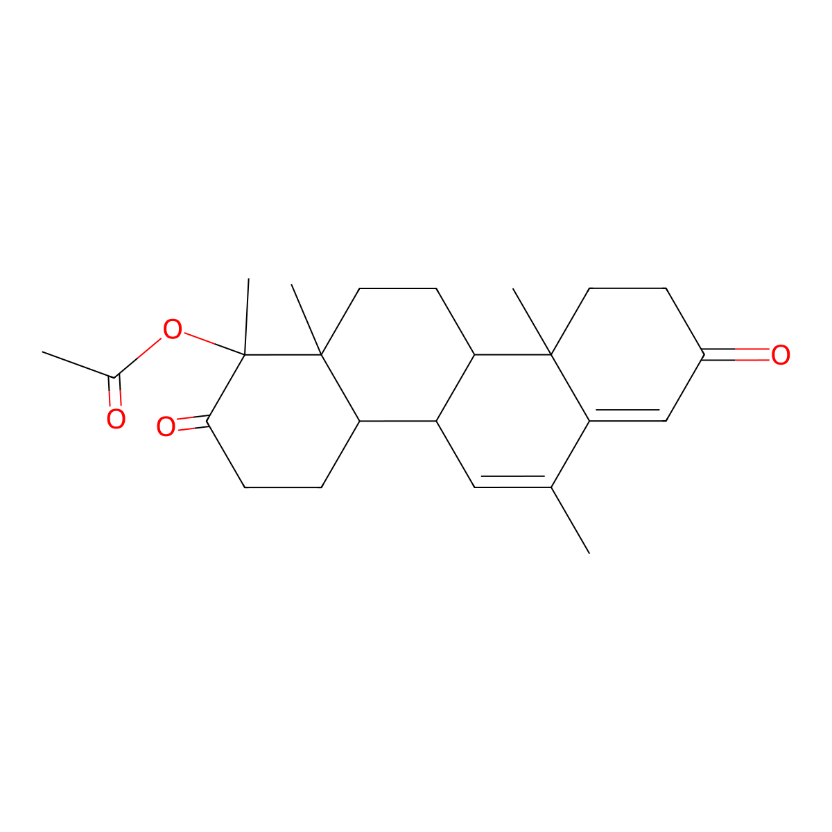 Megestrol Acetate EP Impurity C molecular structure, CAS 74910-22-8