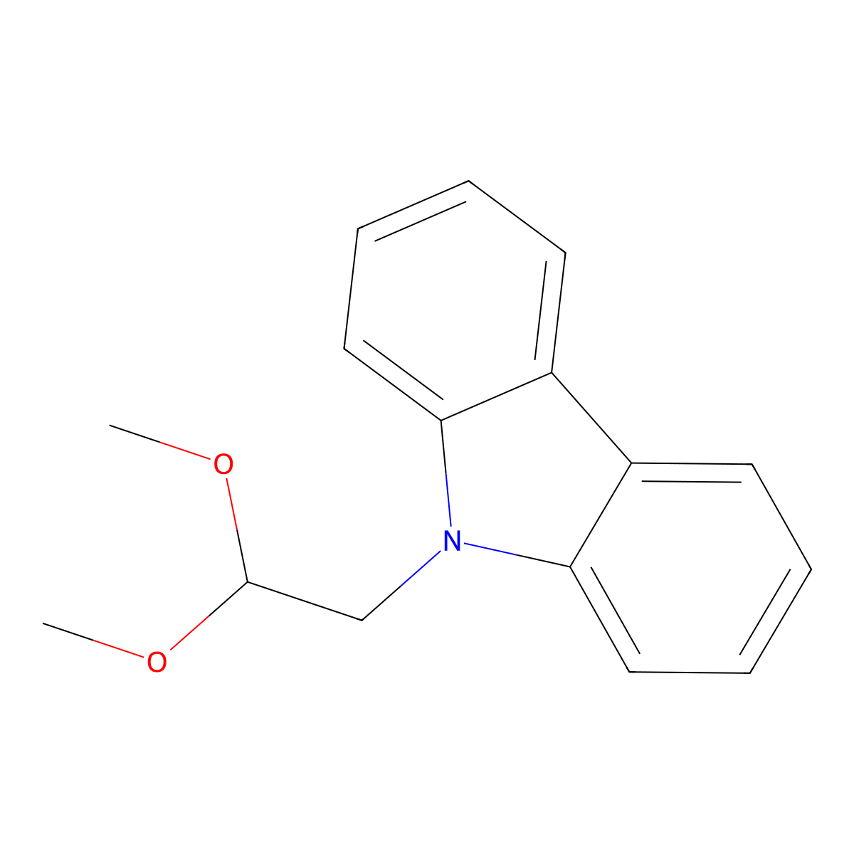 9-(2,2-Dimethoxyethyl)carbazole molecular structure, CAS 74914-80-0