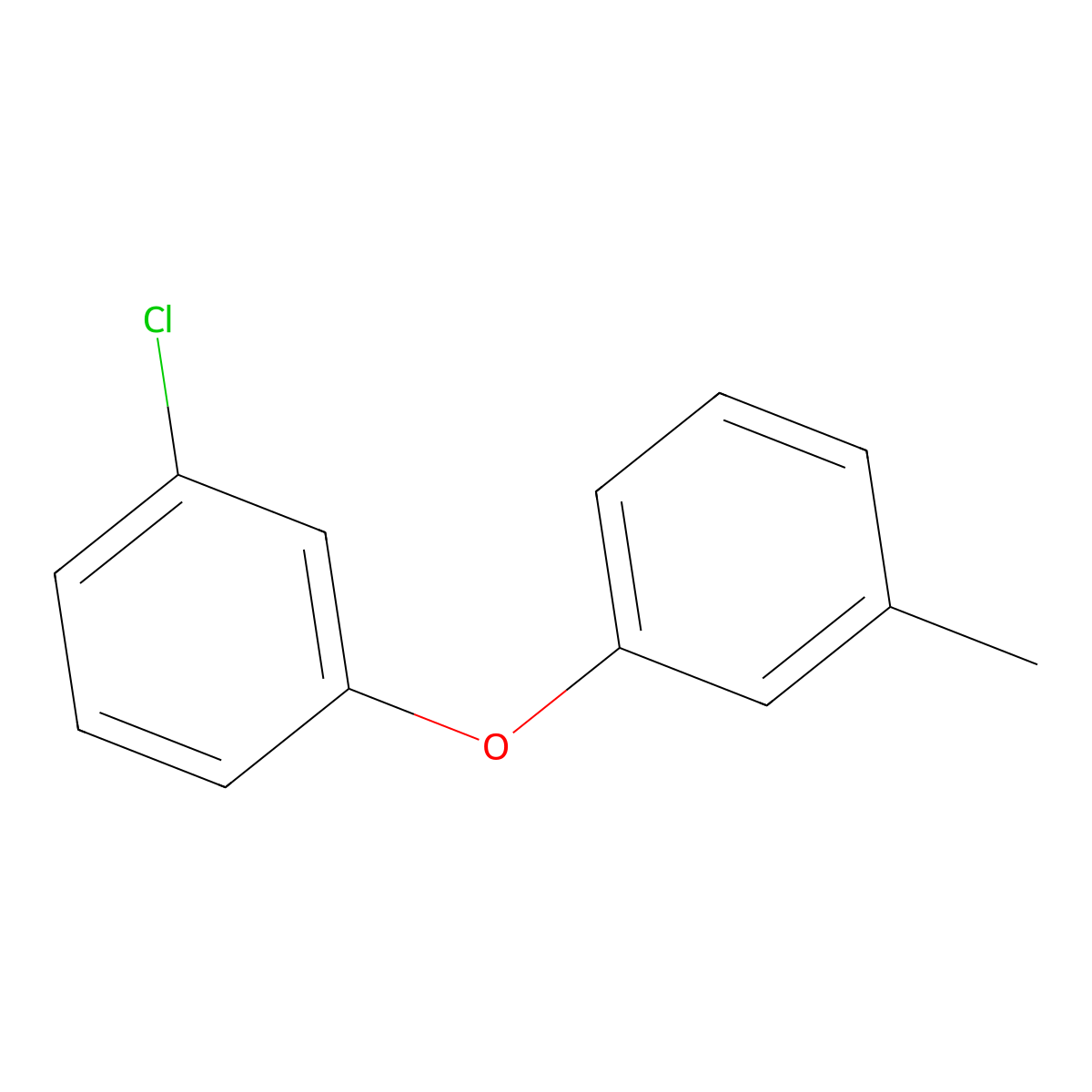 1-Chloro-3-(3-methylphenoxy)benzene molecular structure, CAS 74917-52-5
