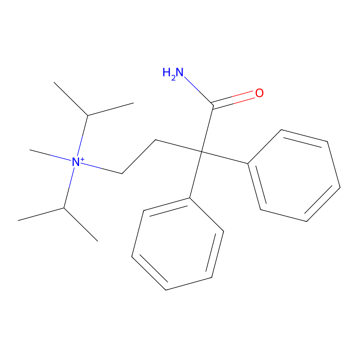 Isopropamide molecular structure, CAS 7492-32-2