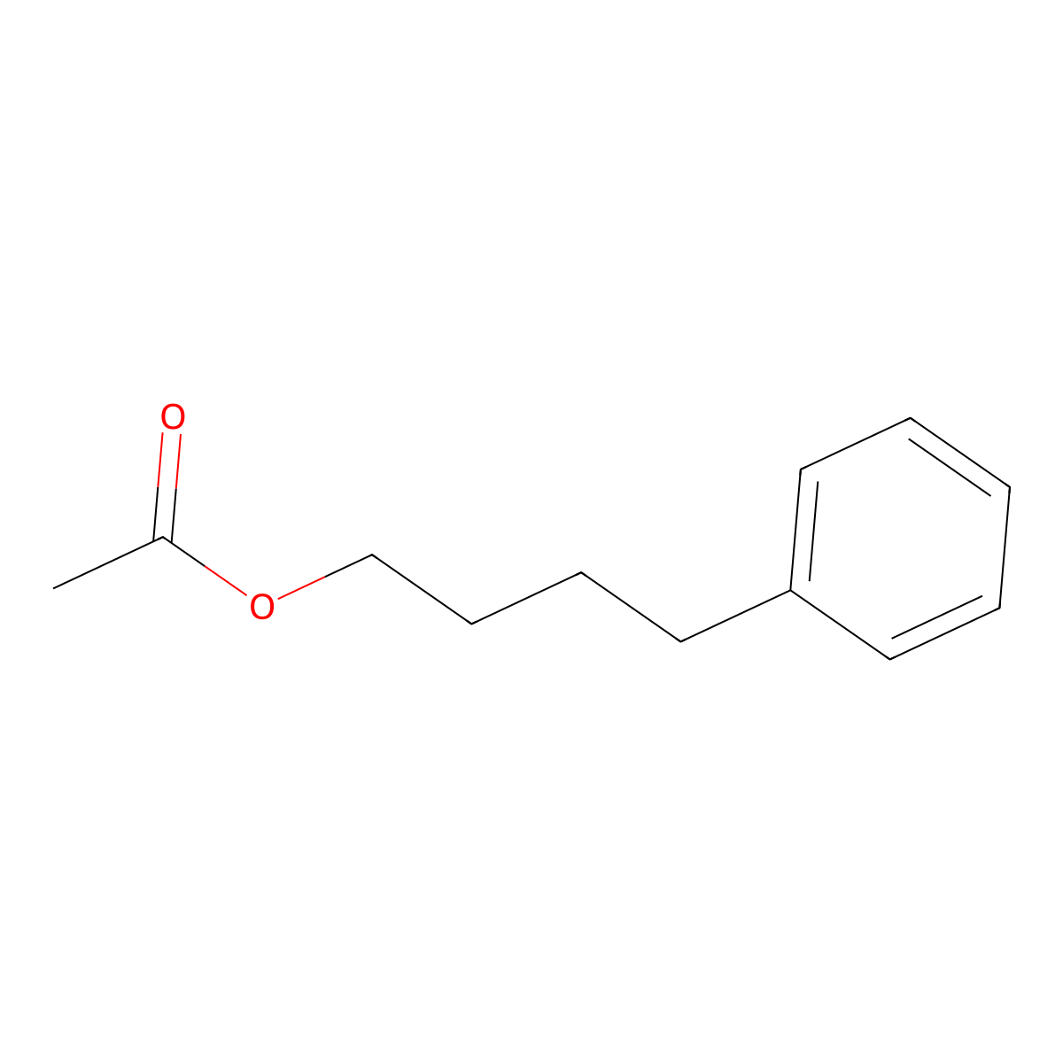 Benzylpropyl acetate molecular structure, CAS 7492-40-2