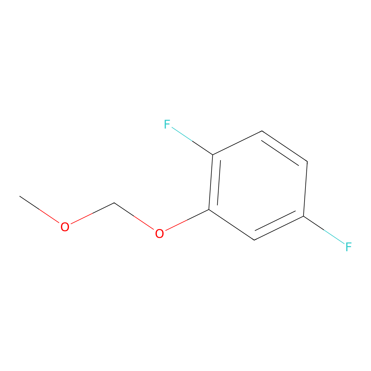 1,4-Difluoro-2-(methoxymethoxy)benzene molecular structure, CAS 749230-16-8