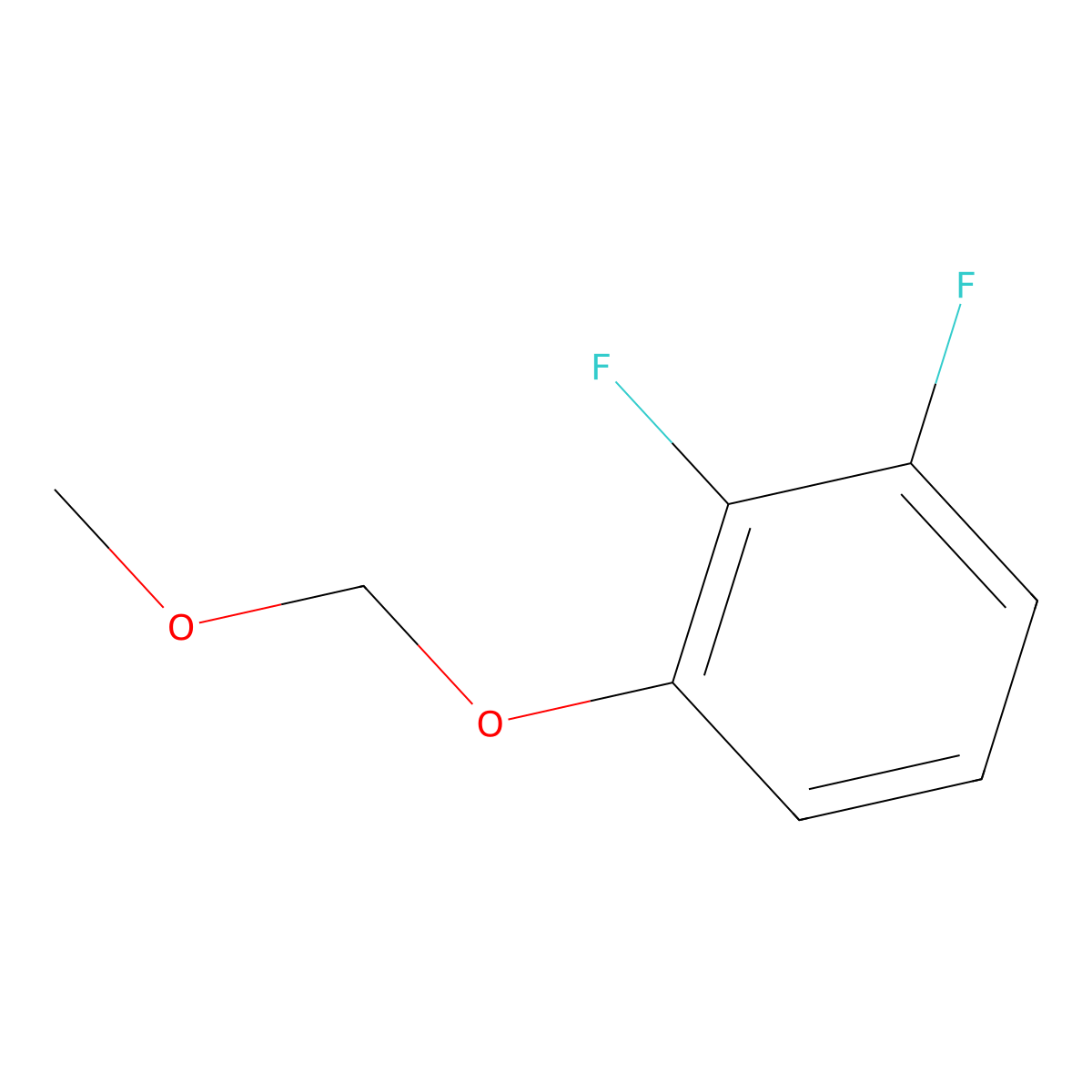 1,2-Difluoro-3-(methoxymethoxy)benzene molecular structure, CAS 749230-18-0