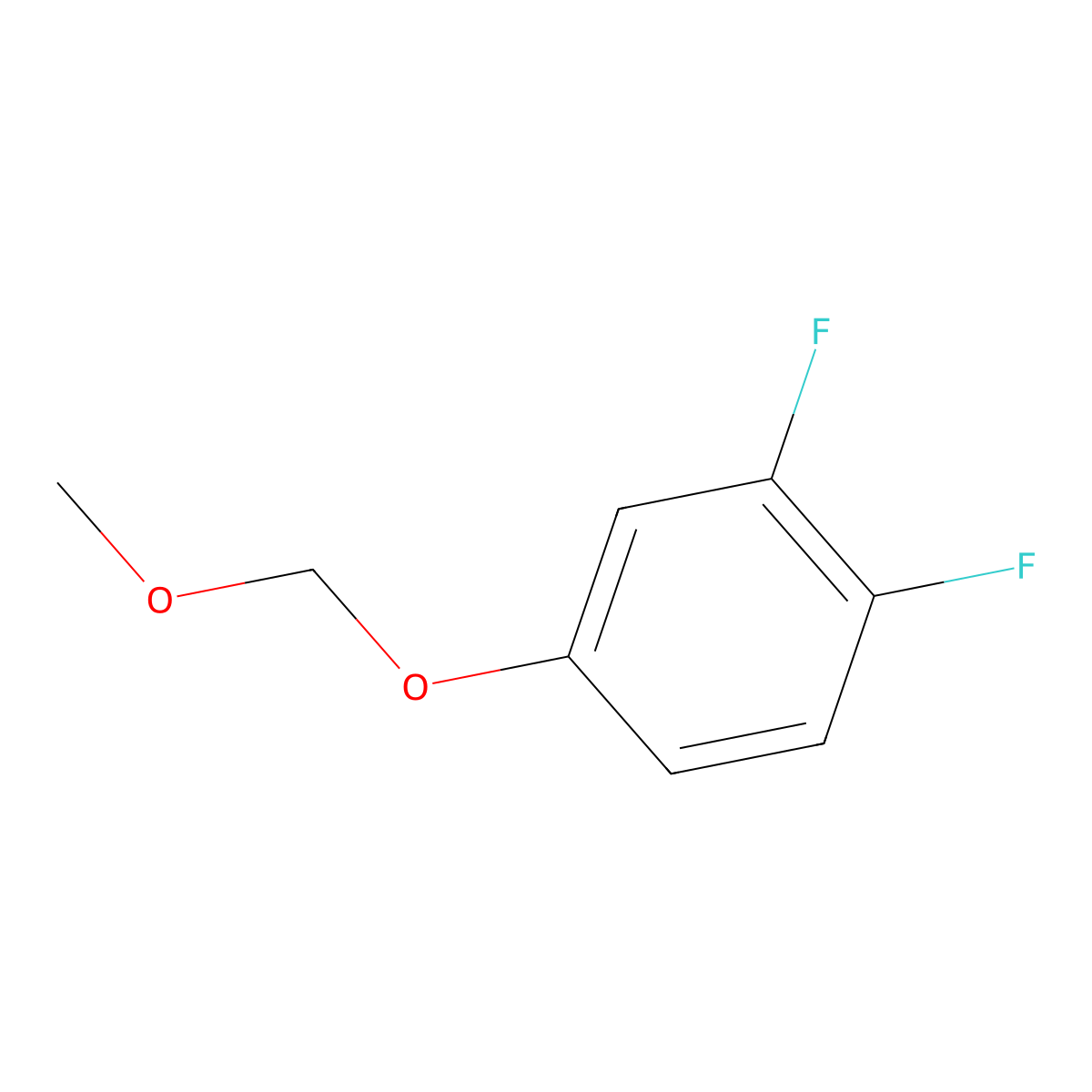 1,2-Difluoro-4-(methoxymethoxy)benzene molecular structure, CAS 749230-22-6