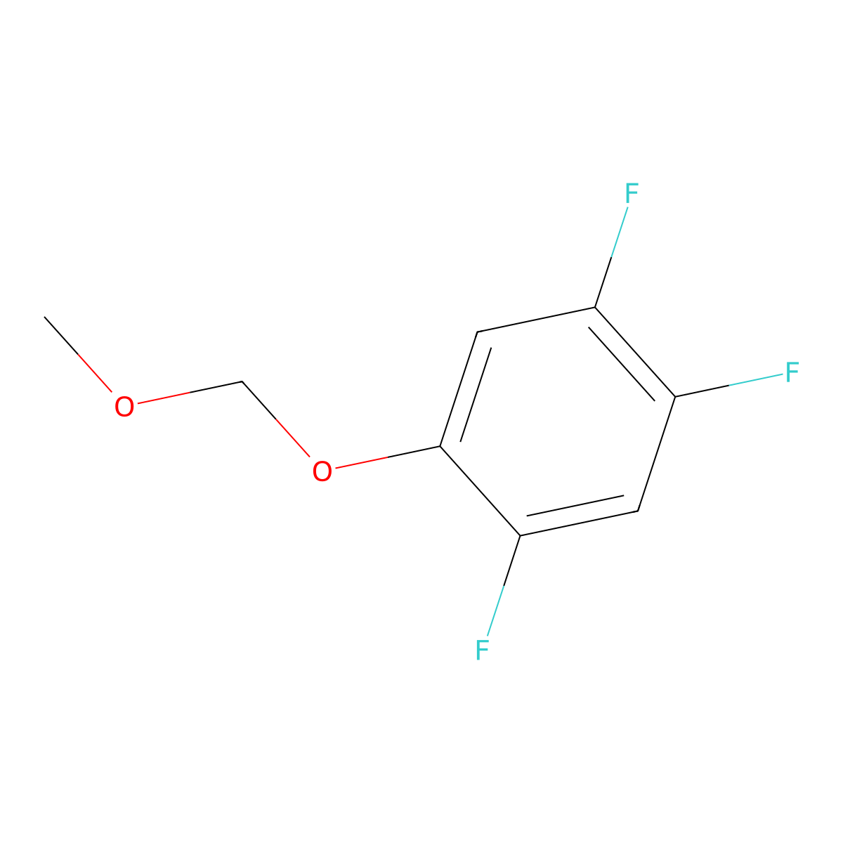 1,2,4-Trifluoro-5-(methoxymethoxy)benzene molecular structure, CAS 749230-24-8