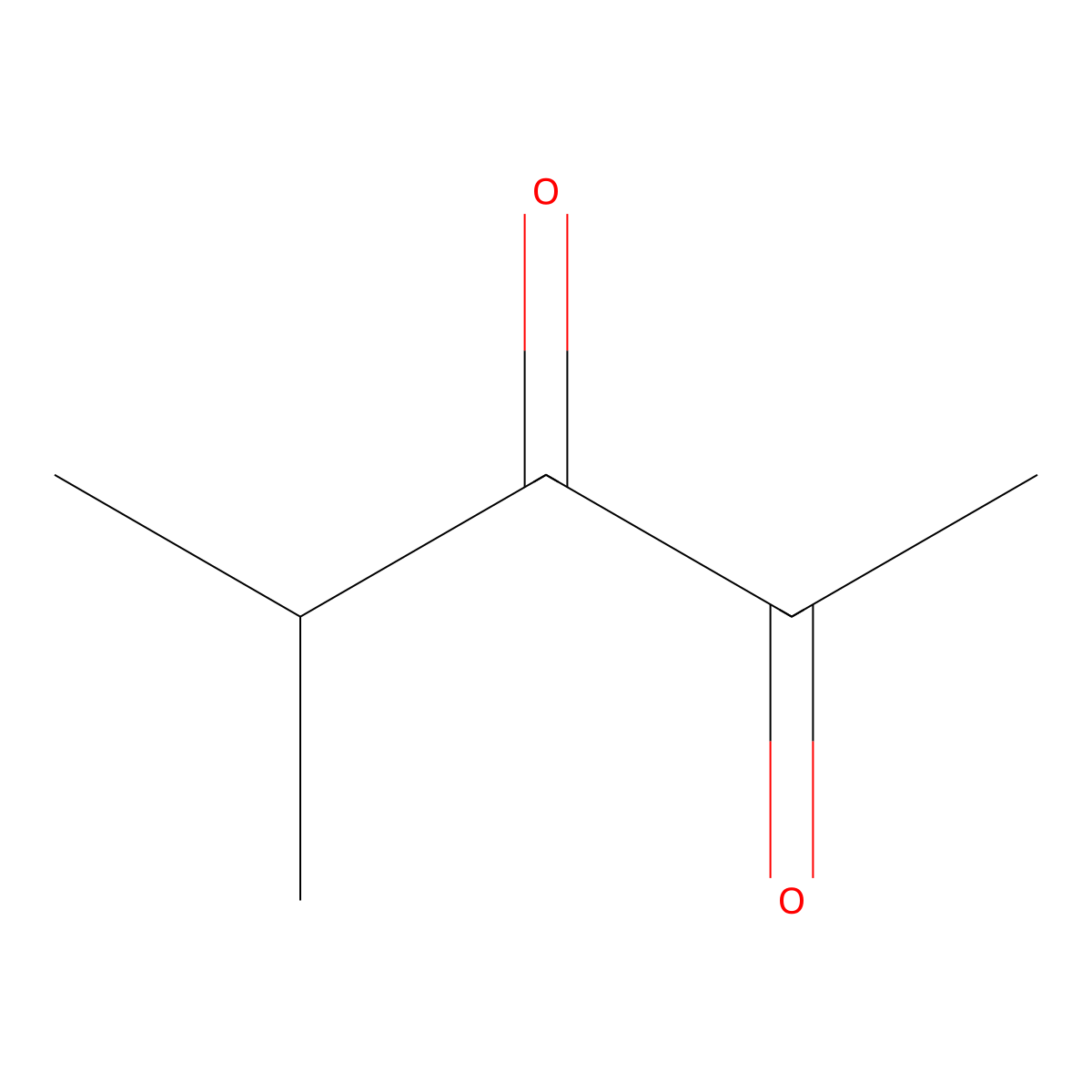 Acetyl isobutyryl molecular structure, CAS 7493-58-5